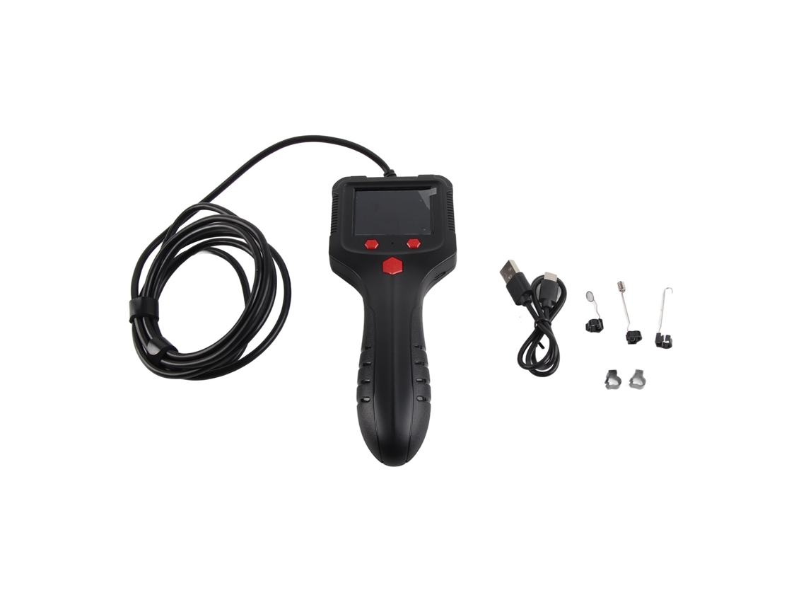 Endoscopio Industrial Con Pantalla Hd De 2,4", Cámara De Inspección, Boroscopio Y Cable Abs De 2 Metros.
