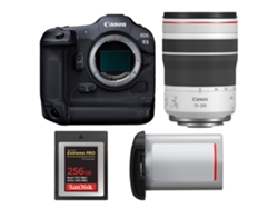 Canon Eos R3 + Rf 70-200mm F/4 L Is Usm + 1 Sandisk 256gb Extreme Pro Cfexpress Type B + Canon Lp-e19 + Ebook “20 Consejos Para Fotos Que Impactan”