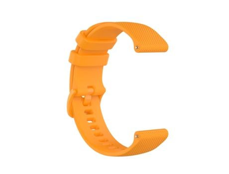Correa de silicona a cuadros para reloj inteligente Amazfit GTS 2 Mini (amarillo)