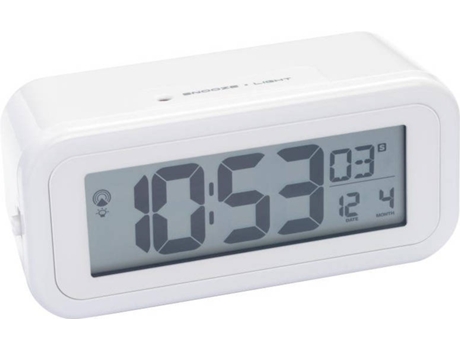 Reloj Despertador BRESSER 8020100GYE000 Blanco