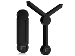 Báscula Plegable Negra Lcd Con Tara Y Apagado Automático Para Control Nutricional.
