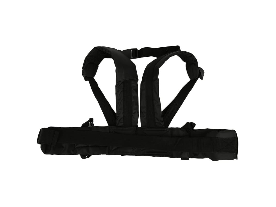 Cinturón de seguridad para niños en motocicleta, altura ajustable, arnés para bicicleta eléctrica (negro)