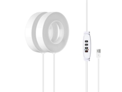Lámpara LED para plantas de 9 cm, espectro completo para plantas de interior, luz de techo ajustable de 10 niveles Jeiibrzui