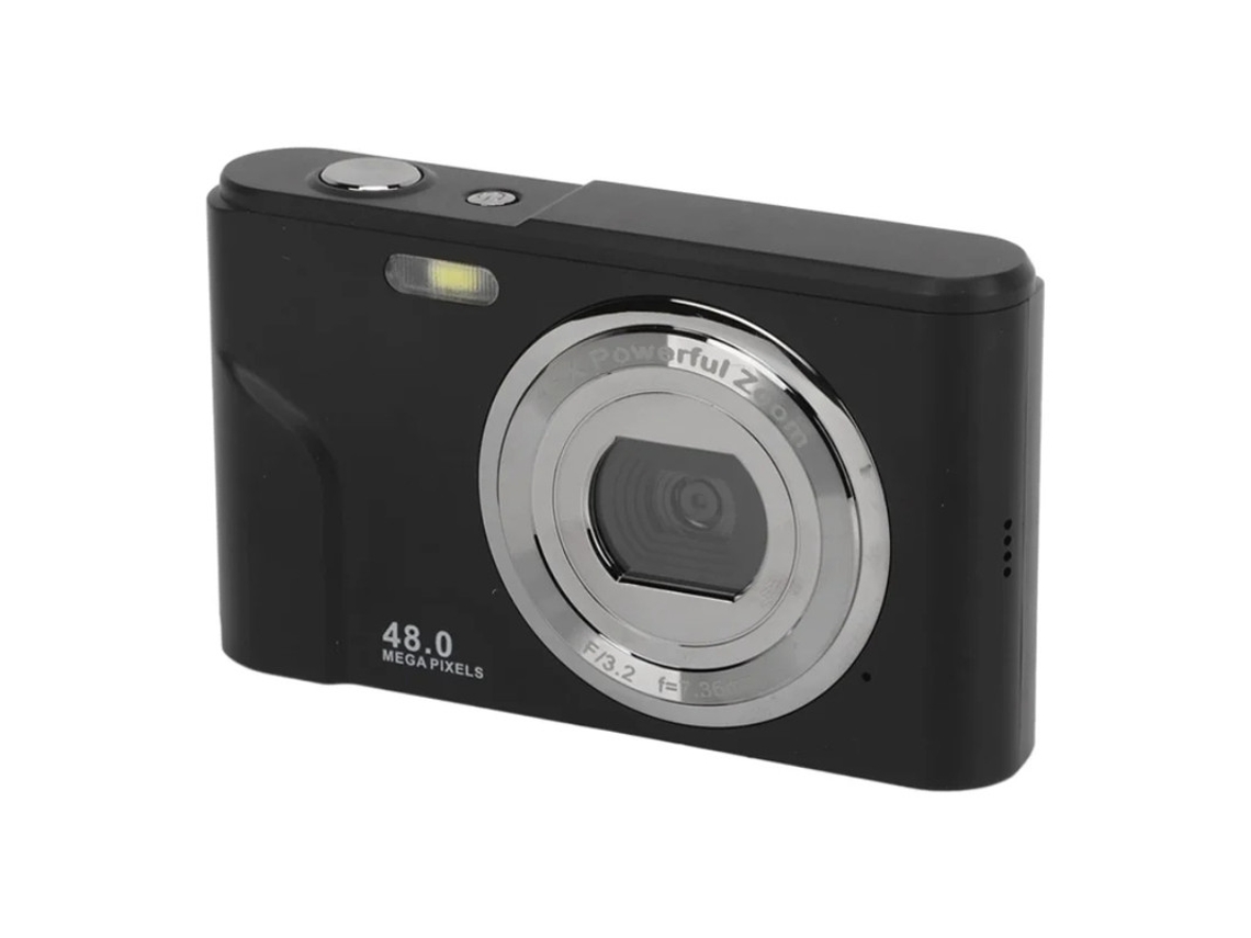 Cámara digital de 48 MP con zoom de 16x, pantalla IPS de 1080p, 2 a 4 GB, ideal para viajes, ceremonias de graduación plateadas, Yizhood