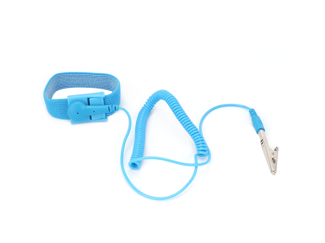 KOFIHETY Pulsera Antiestática ESD con Cable Azul para Liberación Segura de Carga