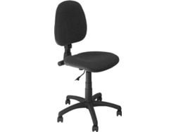 Silla de Escritorio Operativa PYC Alcadozo Negro (Sin Brazos - Tejido)