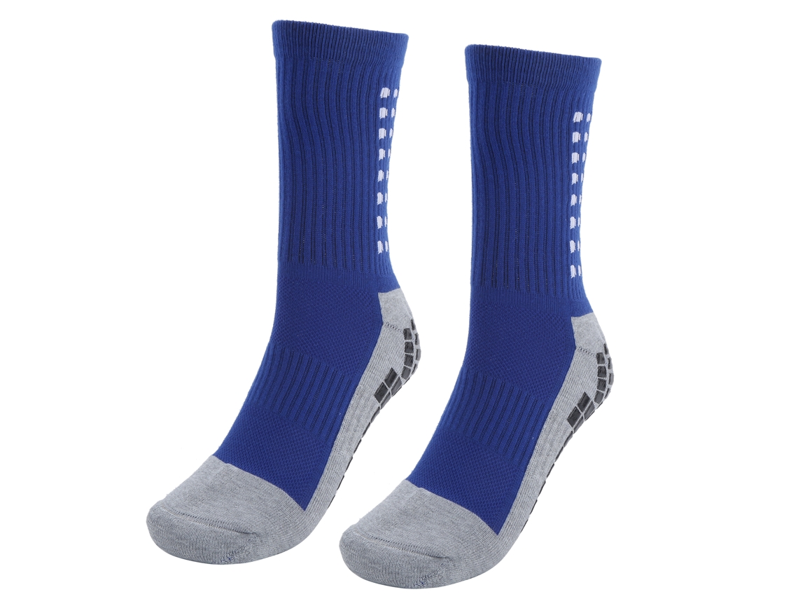 Calcetines Deportivos Para Hombre, Gruesos, Amortiguadores, Transpirables Y Antideslizantes Con Agarre De Goma.