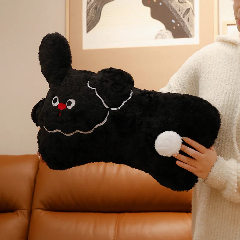 Cojín/respaldo Con Estampado De Perro Adulto (negro, 50 Cm) Con Soporte Lumbar.