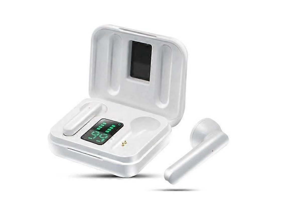 Auriculares inalámbricos Ly Ebike con pantalla blanca