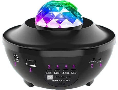 Proyector de Luz INGGAN con Altavoz Bluetooth