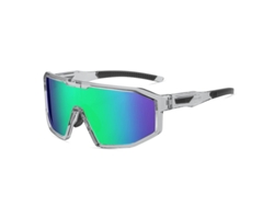 Gafas de ciclismo Gertiz para exteriores con protección UV400 (gris y verde)