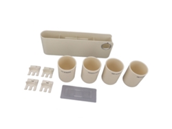 Portacepillos De Pared Autoadhesivo Organizador De Cepillos De Dientes Y Crema Dental Para Baño