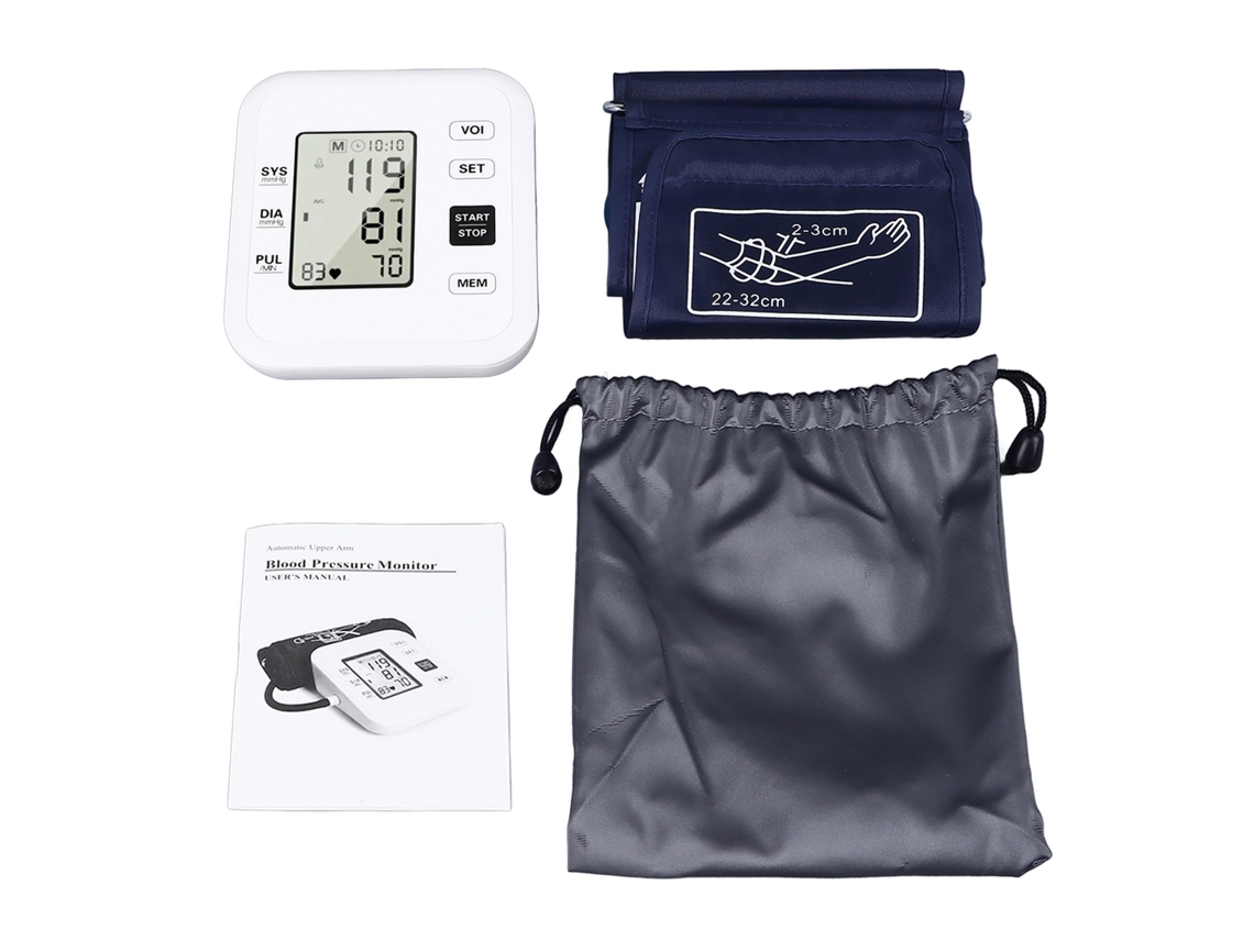 Monitor De Presión Arterial Digital Automático Para Brazo Con Pantalla Grande Y Almacenamiento Para 2 Usuarios.