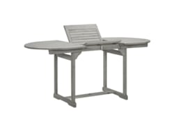 Mesa de comedor de jardín de acacia maciza de 80 x 75 cm, DKD HOME DECOR (120 x 170 cm)