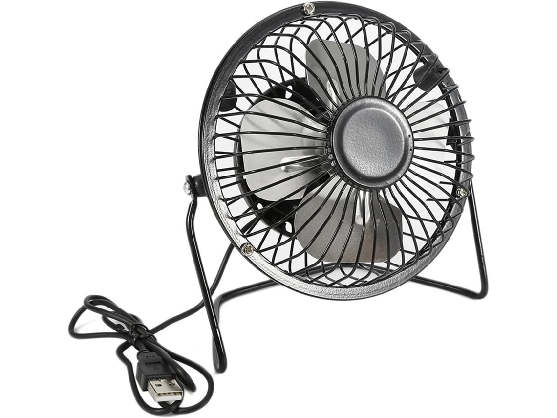 Ventilador De Escritorio Usb Ventilador 4/6 Pulgadas Viento Fuerte Silencioso Portátil Pequeño Rotación 360