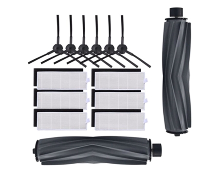 Accesorios de barredora para Ilife A8 A6 X620 X623 cepillo lateral de filtro cepillo de goma cepillo principal juego de cepillos de rodillo, 20 piezas