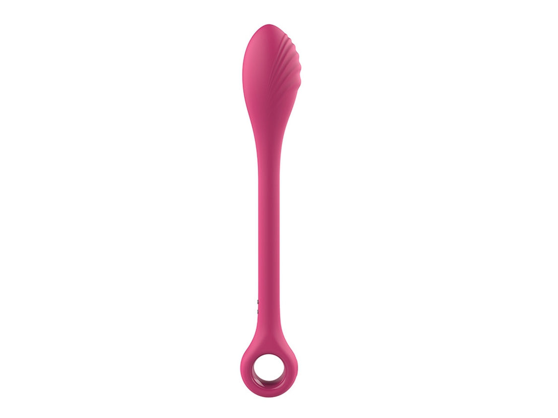 Vibrador de masaje de silicona resistente al agua de 7 frecuencias para mujeres (rosa) YIZHOOD