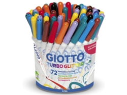 Marcadores de Botella de GIOTTO Turbo Glitter 72 Unidades