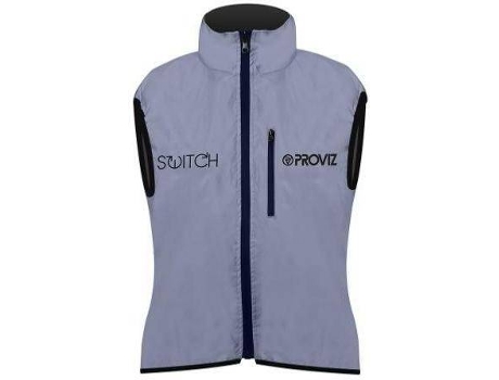 Chaqueta sin Mangas Reversible Mujer PROVIZ Switch (Gris, Negro - 36)