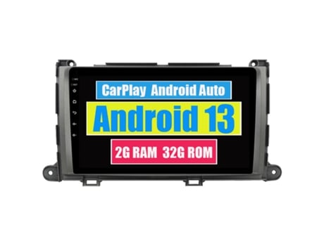 Autoradio Multimedia ROVERONE para Toyota Sienna 3 XL30 2010 - 2014 CarPlay Android Coche Radio Bluetooth Navegación