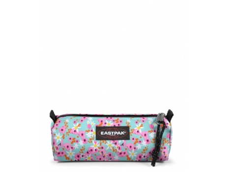 Estuche EASTPAK Benchmark Single Ditsy Turquoise Rosa