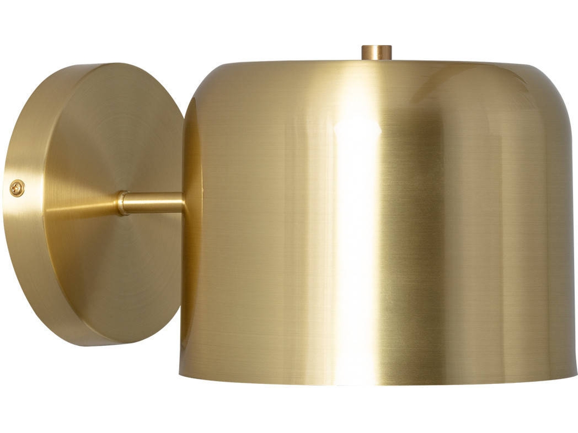 Lámpara de Pared PRISMICA Bedourie (Dorado - Metal - 25W)