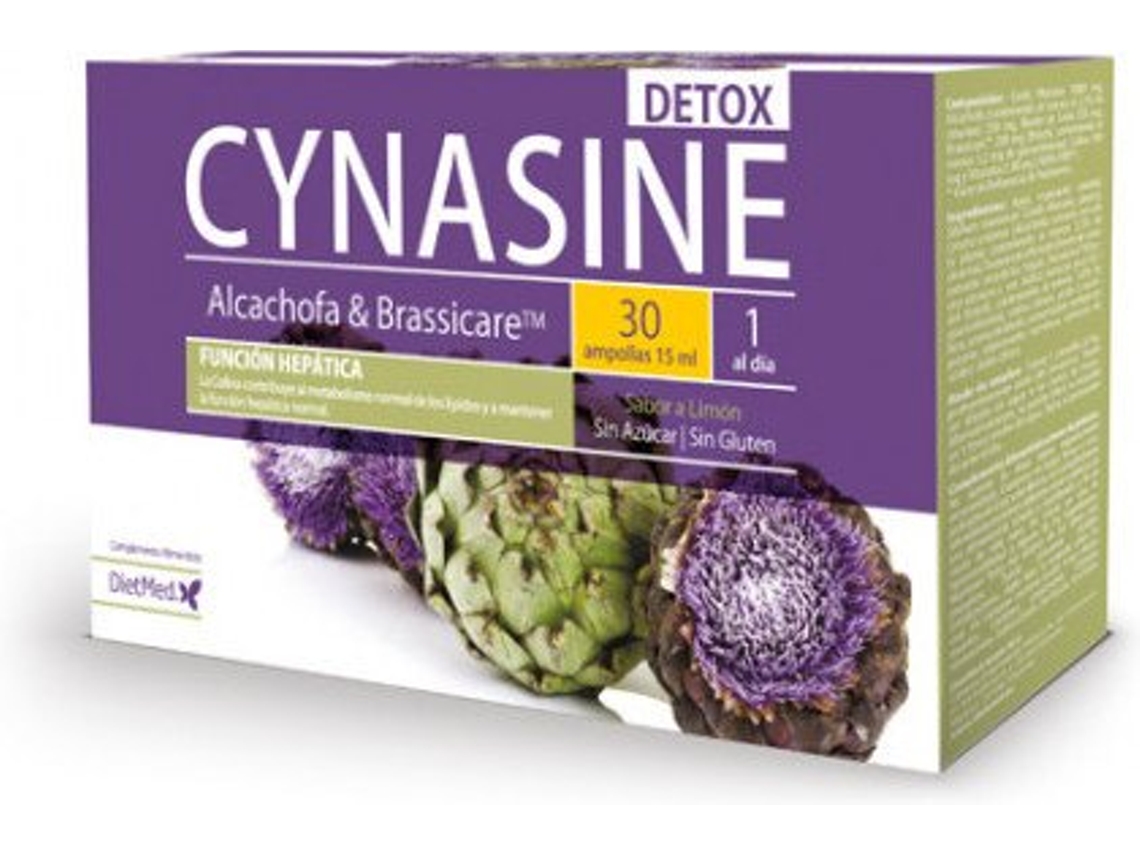 Complemento Alimentar DIETMED Cynasine Detox X 30 (Mango, Açai, Té Verde, Frambuesa - 15 ml)