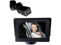 Cámara Para Espejo Retrovisor, Monitor De 4,3 Pulgadas, Asiento Del Coche, Observador