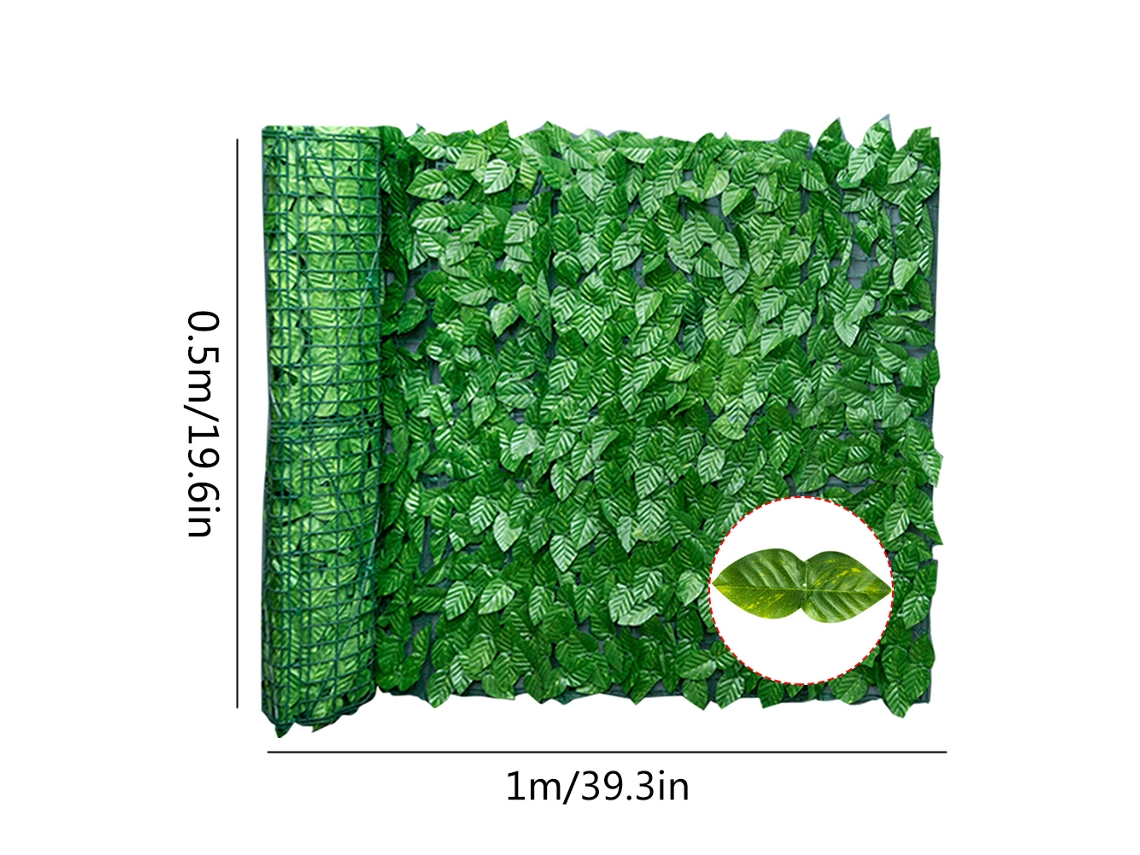 Mampara de jardín con protección UV para decoración interior y exterior