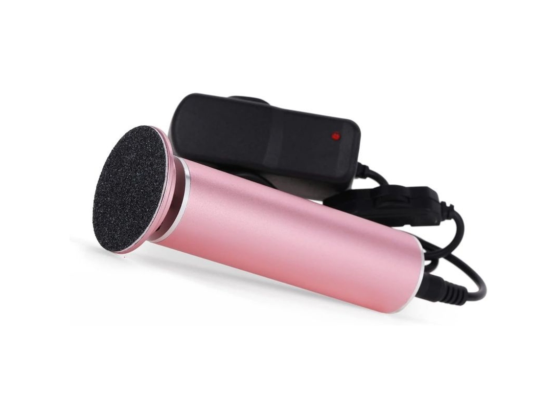 Removedor Eléctrico De Callos Para Pies (velocidad Ajustable) Rosa Para Eliminar La Piel Seca Y Endurecida.