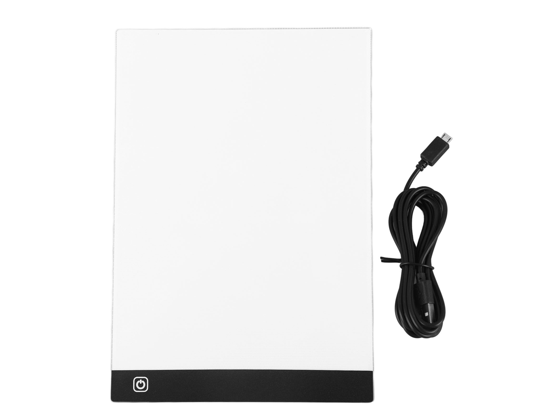 Tablero De Luz De Transparencia A4 Con Regulación De Brillo Sin Escalas Y Alimentación Usb Para Pintura Animación Y Esbozo