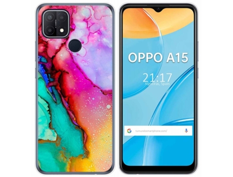 Carcasa Oppo A15 TUMUNDOSMARTPHONE Dibujos Multicolor