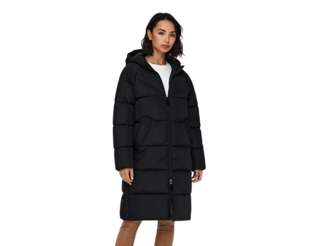 Abrigo para Mujer ONLY (M - Negro)