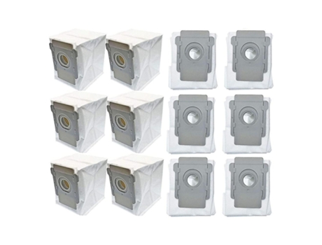12pcs sacos de vácuo para irobot roomba i7 i7+/plus (7550) i3+ (3550) i6+