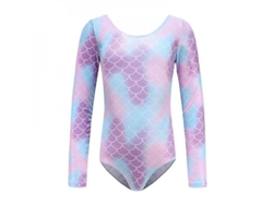 Traje de ballet Rebe-Gynastica para niña, leotardo de manga larga para danza, yoga y entrenamiento, 130 cm C