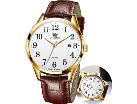 VEANXIN Reloj mecánico automático para mujer Reloj de cuero resistente al agua con diamantes(blanco)