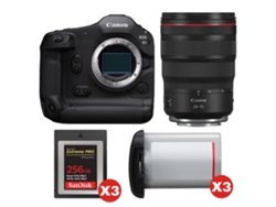 Canon Eos R1 + Rf 24-70mm F/2.8 L Is Usm + 3 Sandisk 256gb Extreme Pro Cfexpress Type B + 3 Canon Lp-e19 + Ebook Pricedirect