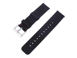Pulseira De Lona Delicada Para Smartwatch, Substitui A Pulseira Original Compatível Com Fitbit Versa, Preta.