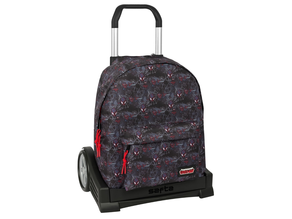 Mochila escolar negra de Spider-Man 33 x 42 x 15 cm