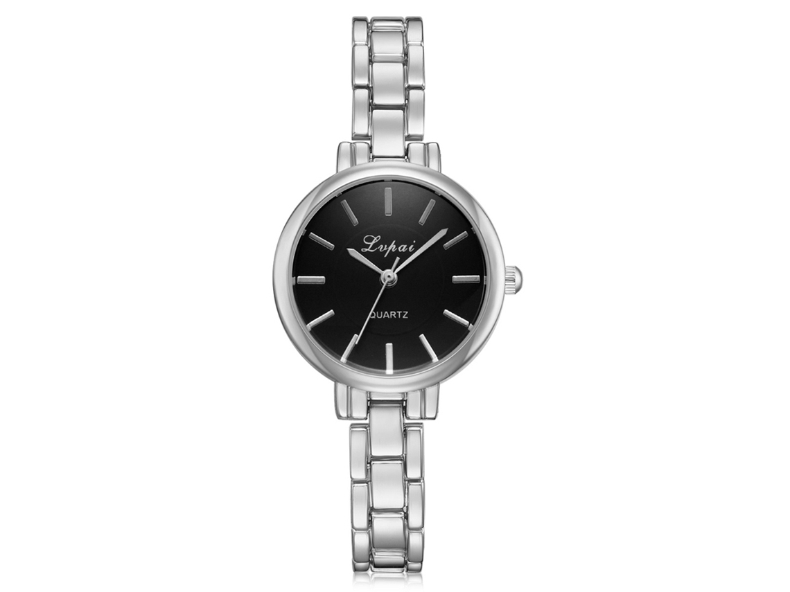 Reloj De Pulsera Analógico De Aleación Para Mujer Con Esfera Redonda, Movimiento De Cuarzo (color Café).