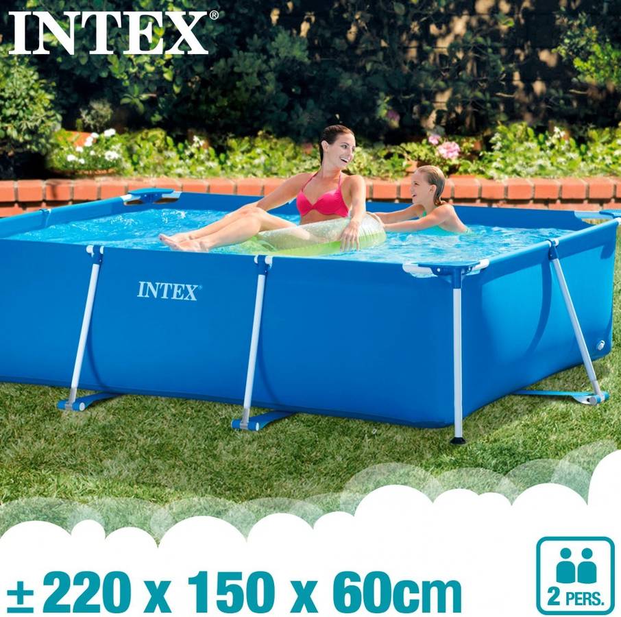 Piscina Tubular Intex small frame 1662l 220 150 60 cm 28270np 220x150x60 1.662