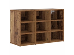 Mueble Zapatero | Armario Zapatero Con Estante Madera Vieja 77,5 X 30 X 51 Cm