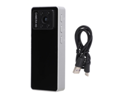 Cámara corporal portátil HD 1080p con visión nocturna infrarroja, multifuncional para policías y profesionales.