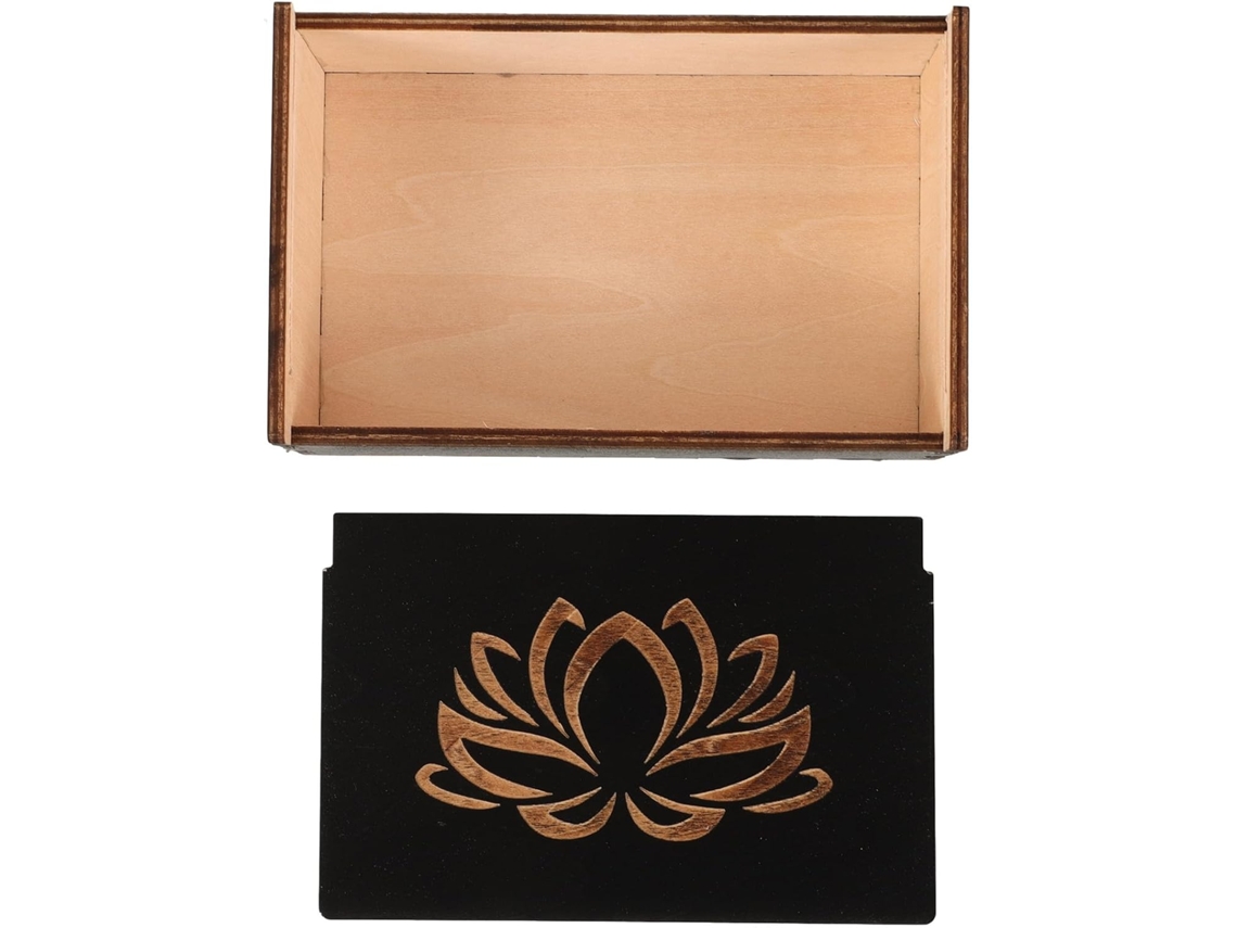 Madera Cartas Joyas Delicadas Diseño Clásico Acabado Fácil Transportar Tarot Caja Fino