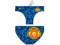 Calzoncillos para Hombre TURBO Jungle King Waterpolo Royal Azul para Natacion (L)