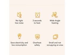 Calefactor Eléctrico Portátil De 800 W Para Montaje En Pared Con Control Remoto, Temporizador Y Funciones Multifuncionales Para Dormitorio Y Estudio.