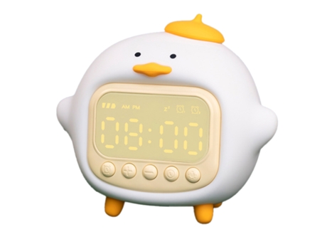 Bonito reloj despertador con patito luz para despertar con patito bonito para niños ELKUAIE