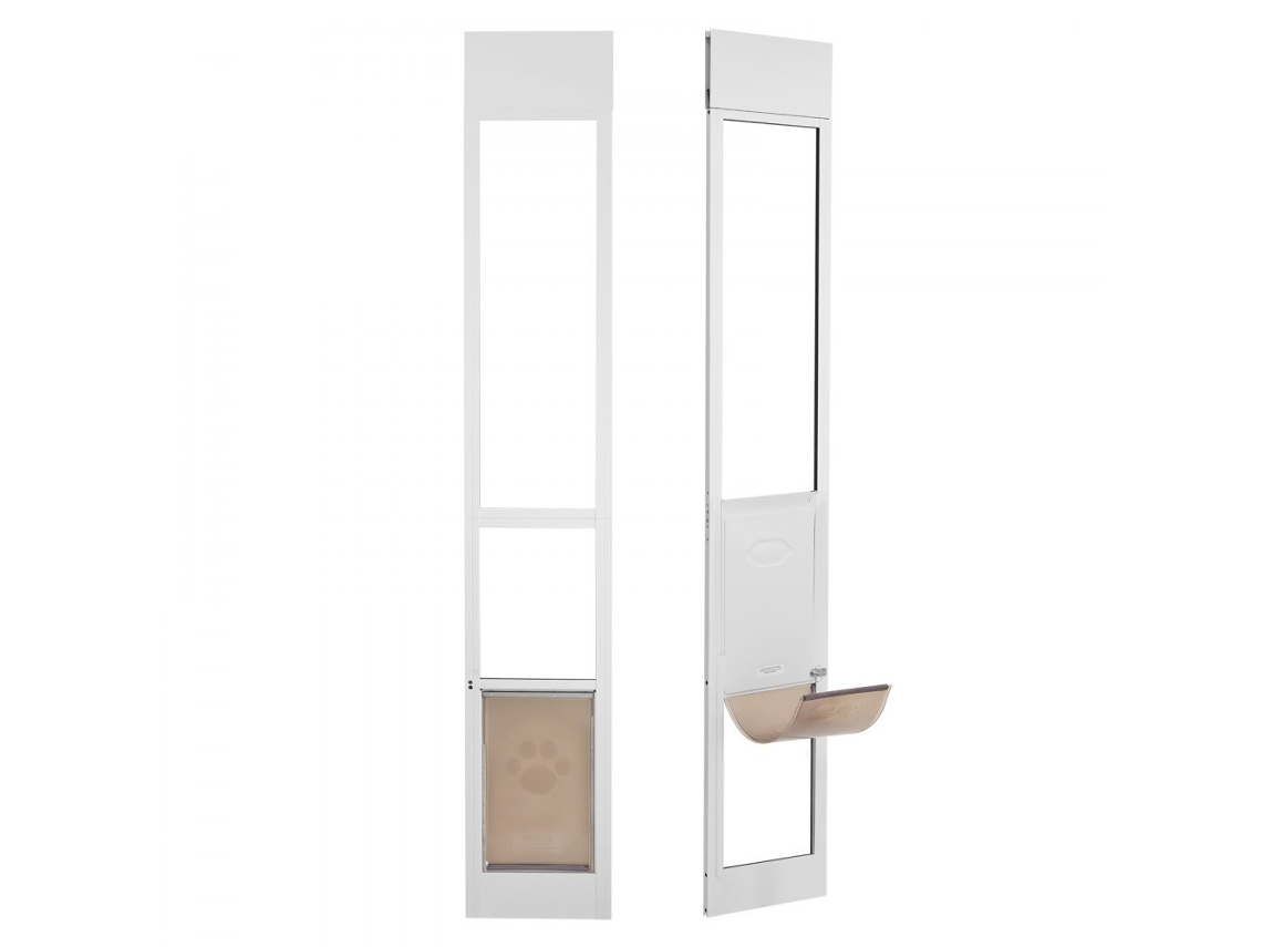 Puerta Corrediza Ajustable para Perros y Gatos 1927 2049mm en Aluminio y Vidrio Templado Tekmaquinas