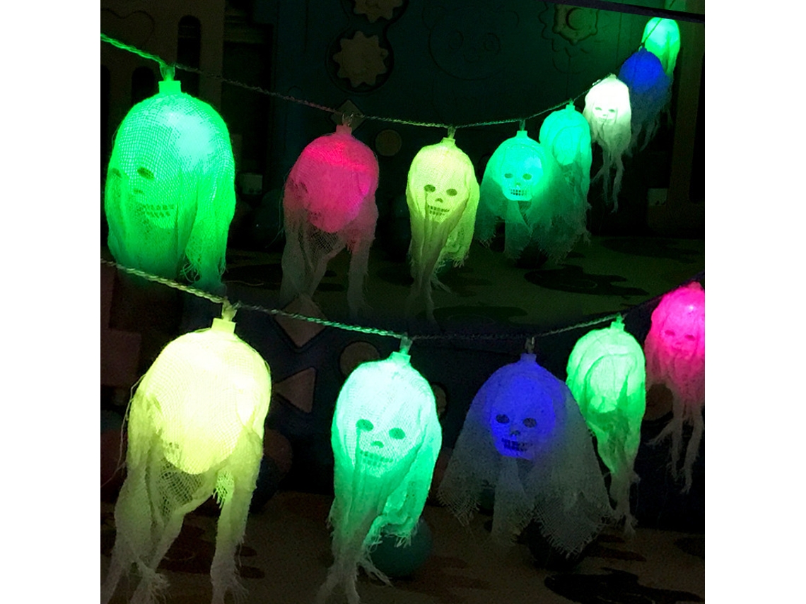 Luces de Halloween, luces decorativas de interior para fiestas en el hogar y al aire libre KOFIHETY