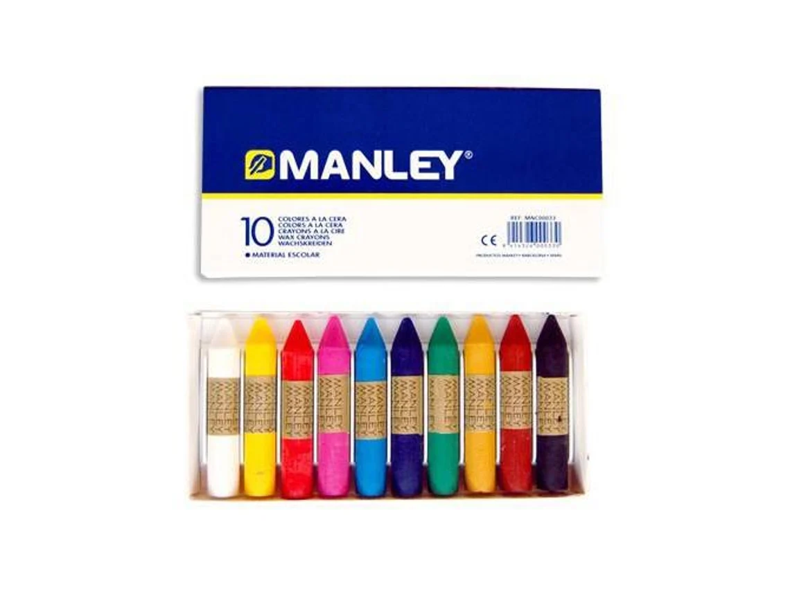 Lápis de Cera Manley 10 Núcleos